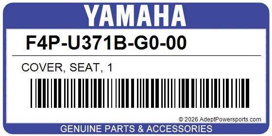 Yamaha F4P-U371B-G0-00 Cover, Seat, 1