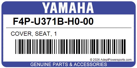 Yamaha F4P-U371B-H0-00 Cover, Seat, 1