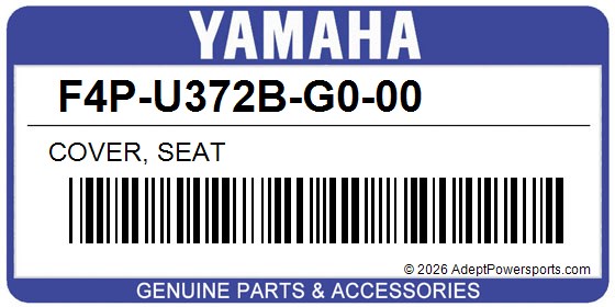 Yamaha F4P-U372B-G0-00 Cover, Seat