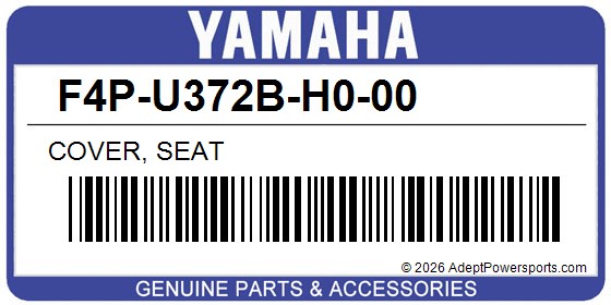 Yamaha F4P-U372B-H0-00 Cover, Seat