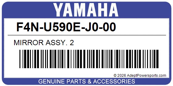Yamaha F4N-U590E-J0-00 Mirror Assy. 2