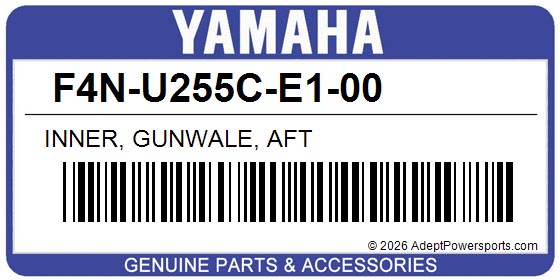 Yamaha F4N-U255C-E1-00 Inner, Gunwale, Aft