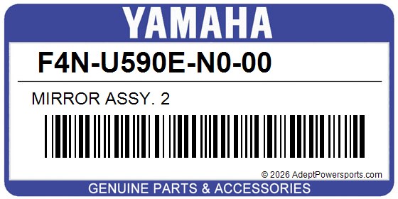 Yamaha F4N-U590E-N0-00 Mirror Assy. 2
