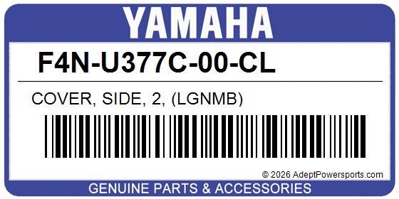 Yamaha F4N-U377C-00-CL Cover, Side, 2, (Lgnmb)