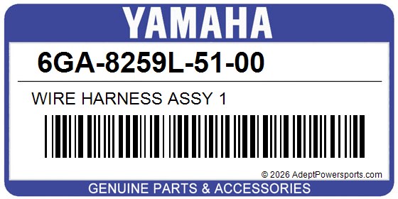 Yamaha 6GA-8259L-51-00 Wire Harness Assy 1