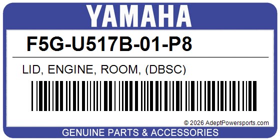 Yamaha F5G-U517B-01-P8 Lid, Engine, Room, (Dbsc)