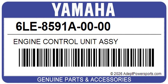 Yamaha 6LE-8591A-00-00 Engine Control Unit Assy