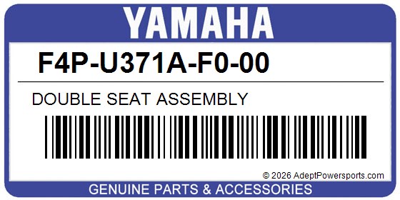 Yamaha F4P-U371A-F0-00 Double Seat Assembly