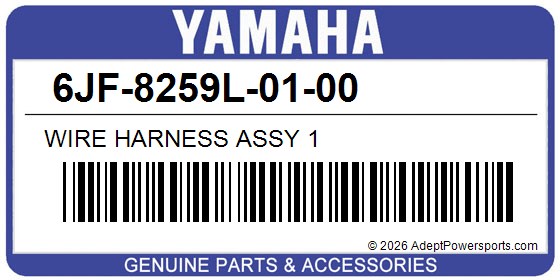 Yamaha 6JF-8259L-01-00 Wire Harness Assy 1