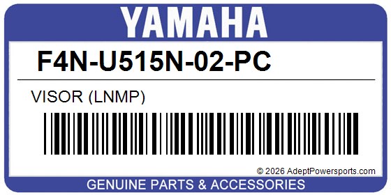 Yamaha F4N-U515N-02-PC Visor (Lnmp)