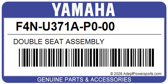 Yamaha F4N-U371A-P0-00 Double Seat Assembly
