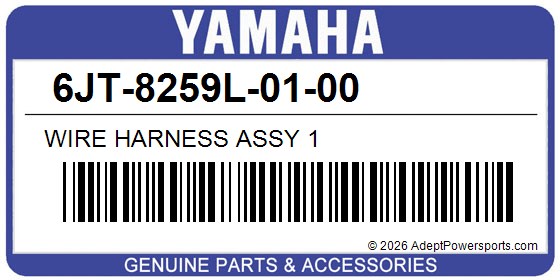 Yamaha 6JT-8259L-01-00 Wire Harness Assy 1