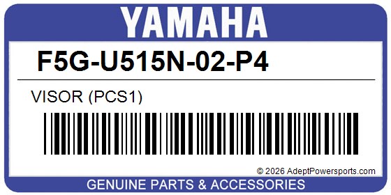 Yamaha F5G-U515N-02-P4 Visor (Pcs1)