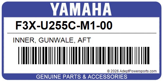 Yamaha F3X-U255C-M1-00 Inner, Gunwale, Aft