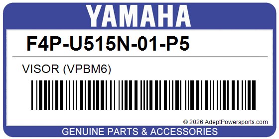 Yamaha F4P-U515N-01-P5 Visor (Vpbm6)