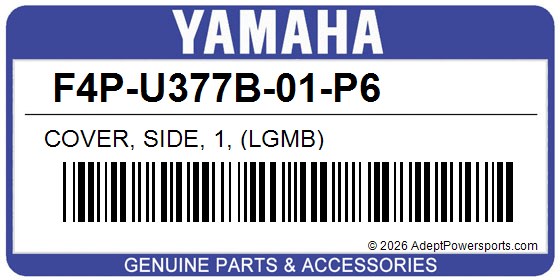 Yamaha F4P-U377B-01-P6 Cover, Side, 1, (Lgmb)