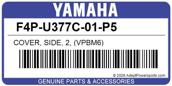 Yamaha F4P-U377C-01-P5 Cover, Side, 2, (Vpbm6)