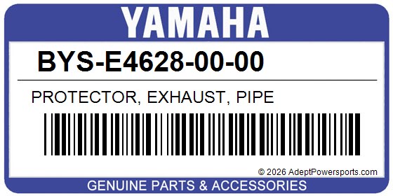 Yamaha BYS-E4628-00-00 Protector, Exhaust, Pipe