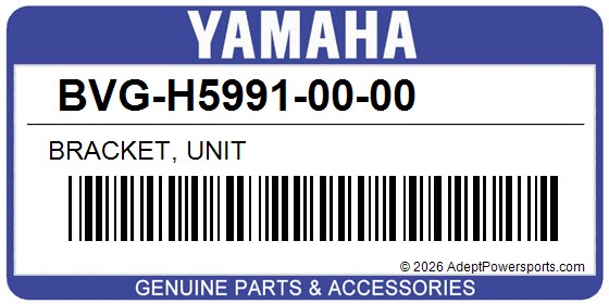 Yamaha BVG-H5991-00-00 Bracket, Unit