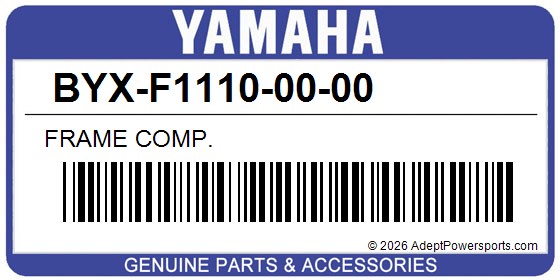 Yamaha BYX-F1110-00-00 Frame Comp.