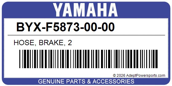 Yamaha BYX-F5873-00-00 Hose, Brake, 2