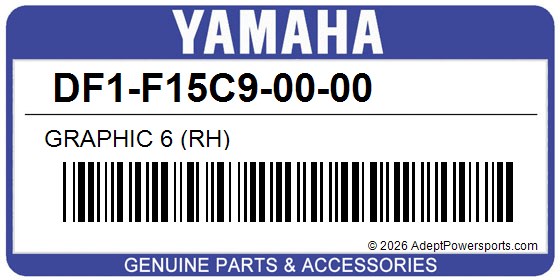 Yamaha DF1-F15C9-00-00 Graphic 6 (Rh)