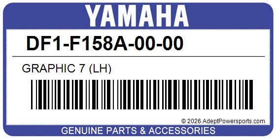 Yamaha DF1-F158A-00-00 Graphic 7 (Lh)