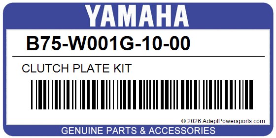 Yamaha B75-W001G-10-00 Clutch Plate Kit
