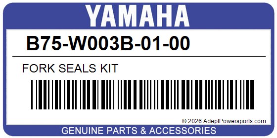 Yamaha B75-W003B-01-00 Fork Seals Kit