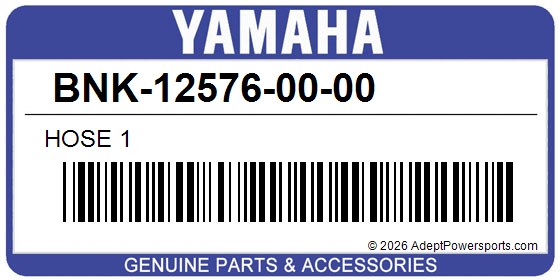 Yamaha BNK-12576-00-00 Hose 1