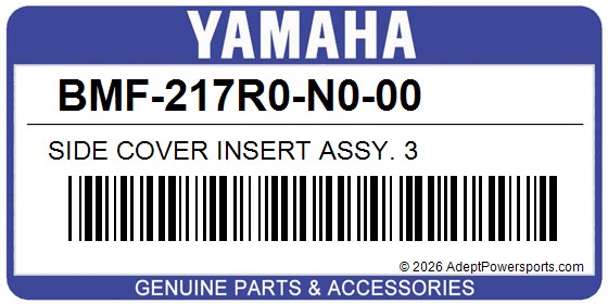 Yamaha BMF-217R0-N0-00 Side Cover Insert Assy. 3