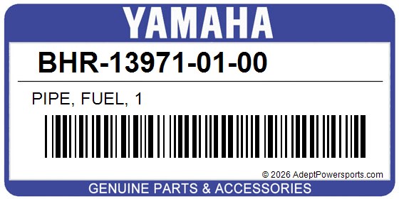 Yamaha BHR-13971-01-00 Pipe, Fuel, 1