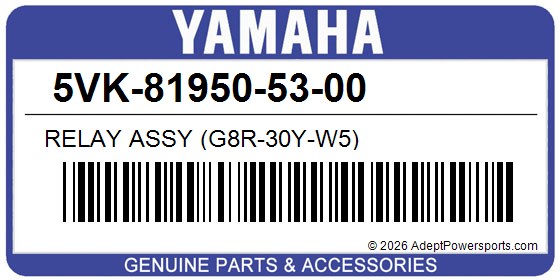 Yamaha 5VK-81950-53-00 Relay Assy (G8r-30Y-W5)