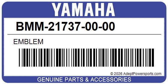 Yamaha BMM-21737-00-00 Emblem