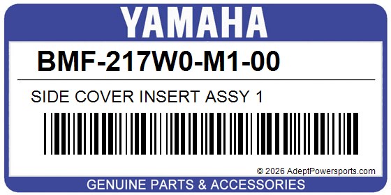 Yamaha BMF-217W0-M1-00 Side Cover Insert Assy 1