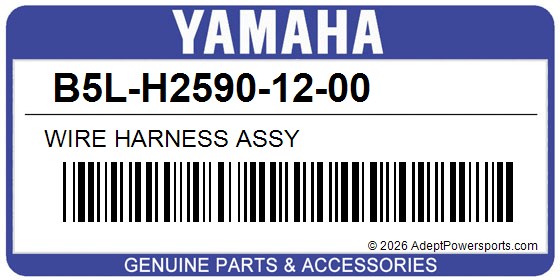 Yamaha B5L-H2590-12-00 Wire Harness Assy
