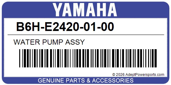 Yamaha B6H-E2420-01-00 Water Pump Assy
