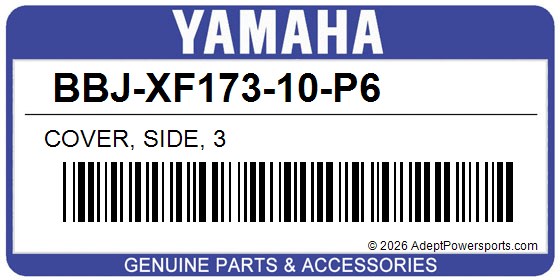 Yamaha BBJ-XF173-10-P6 Cover, Side, 3