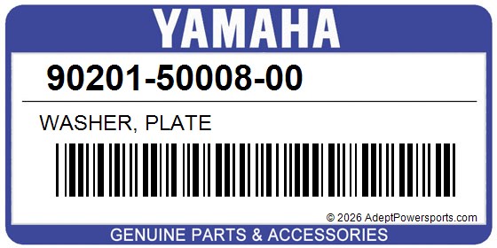 Yamaha 90201-50008-00 Washer, Plate