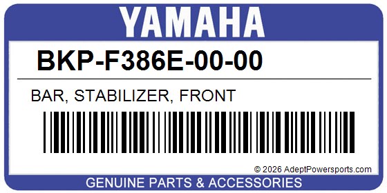 Yamaha BKP-F386E-00-00 Bar, Stabilizer, Front