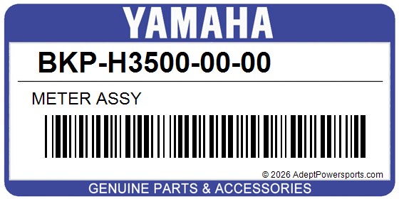 Yamaha BKP-H3500-00-00 Meter Assy