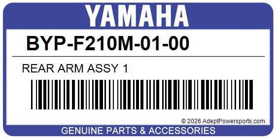 Yamaha BYP-F210M-01-00 Rear Arm Assy 1