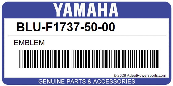 Yamaha BLU-F1737-50-00 Emblem