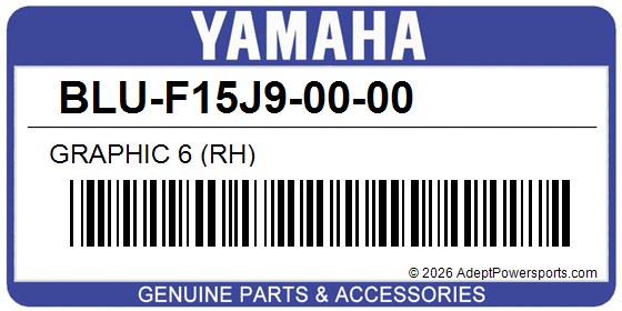 Yamaha BLU-F15J9-00-00 Graphic 6 (Rh)