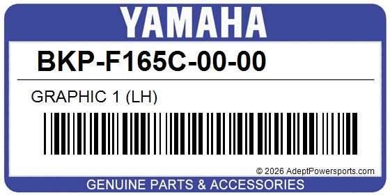 Yamaha BKP-F165C-00-00 Graphic 1 (Lh)