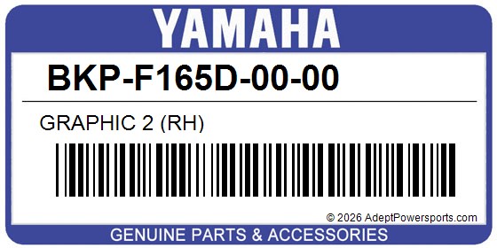 Yamaha BKP-F165D-00-00 Graphic 2 (Rh)