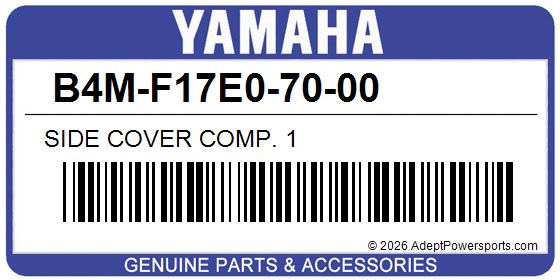 Yamaha B4M-F17E0-70-00 Side Cover Comp. 1