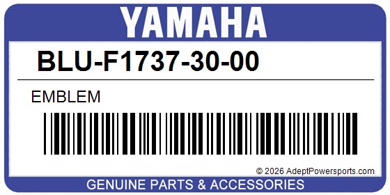 Yamaha BLU-F1737-30-00 Emblem