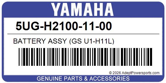 Yamaha 5UG-H2100-11-00 Battery Assy (Gs U1-H11l)