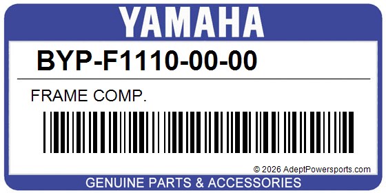 Yamaha BYP-F1110-00-00 Frame Comp.